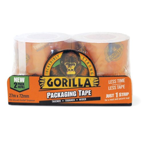 Gorilla Packing Tape csomagolószalag utántöltő 2 x 27m 